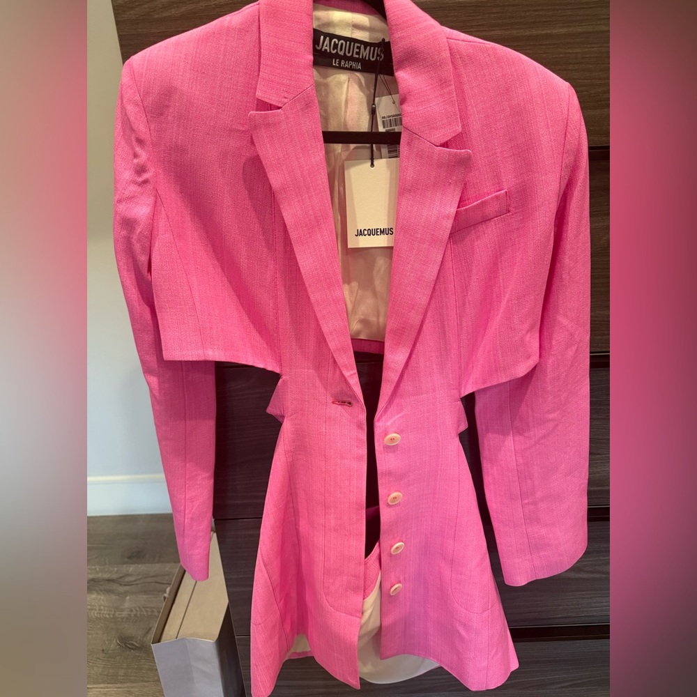 Jacquemus Pink Women's Blazer Dress